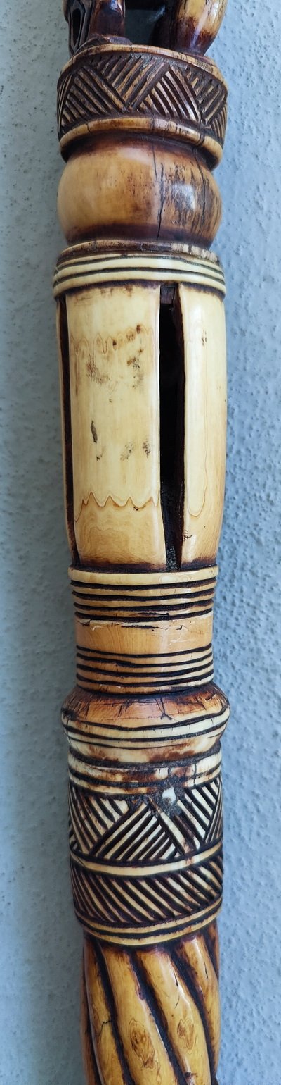 Mid section Yoruba iroke Ifa Divination Ivory Bone Tapper